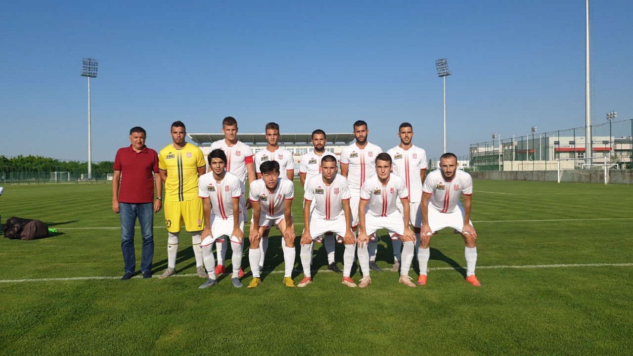 Sastav FK Sinđelić na utakmici protiv OFK Bačke u Staroj Pazovi